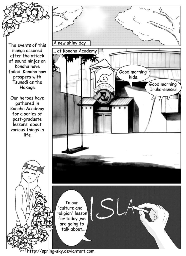 An Enlightening Lesson manga page 1 by spring-sky