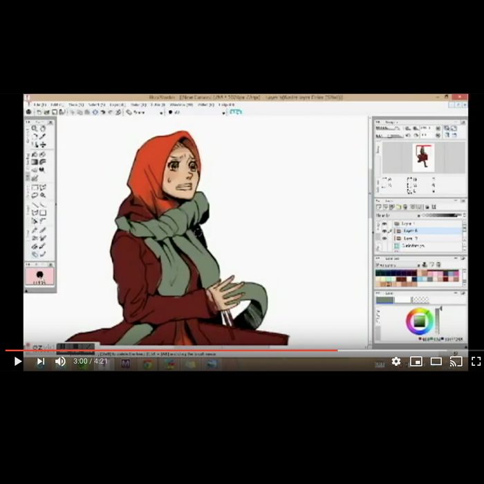 illustudio speedpaint video thumbnail