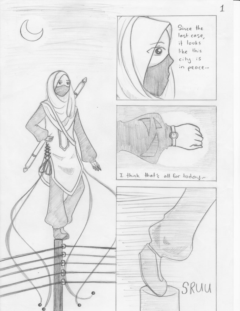 Justice manga page 1 by Warnawani
