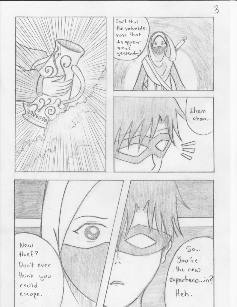 Justice manga page 3 by Warnawani