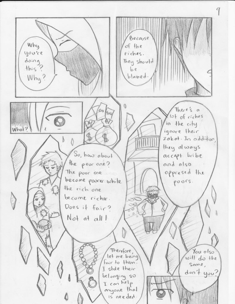 Justice manga page 9 by Warnawani