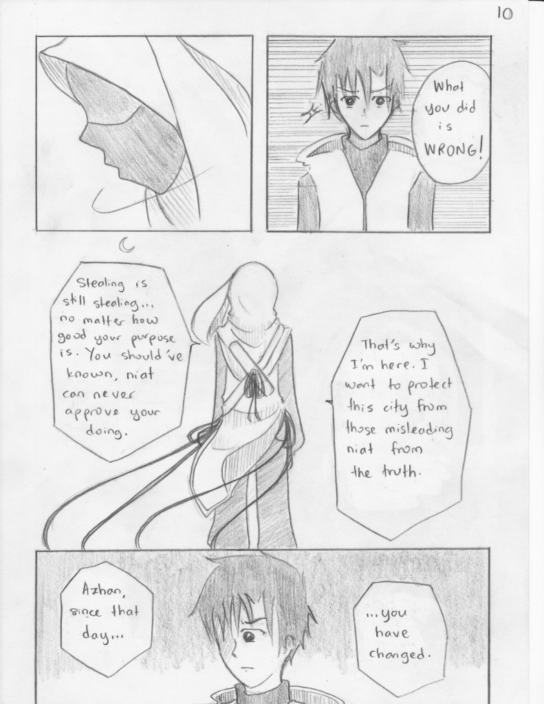 Justice manga page 10 by Warnawani