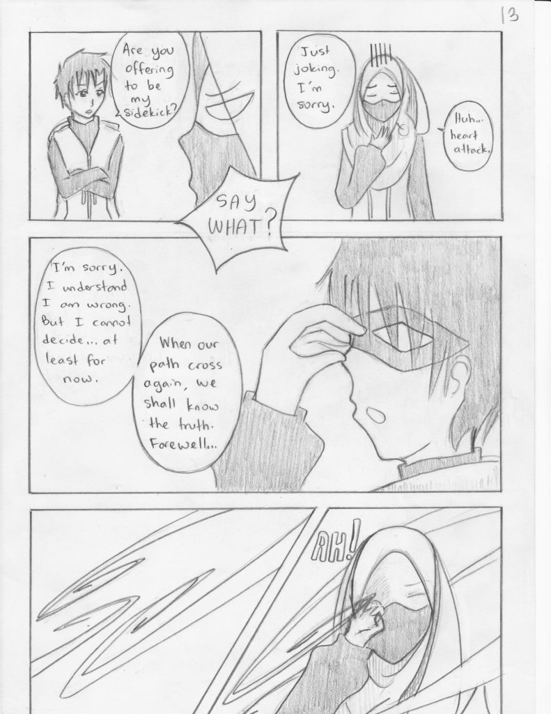 Justice manga page 13 by Warnawani