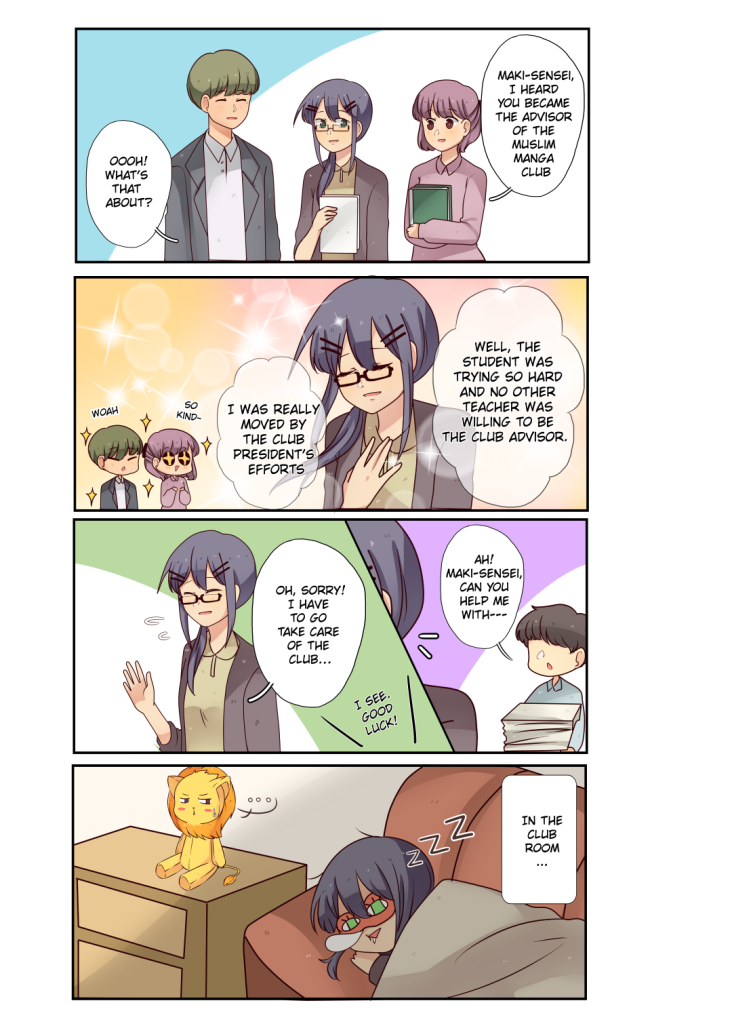 Muslim Manga Club 3.13 Club Advisor by Hamed Nouri and Zhar