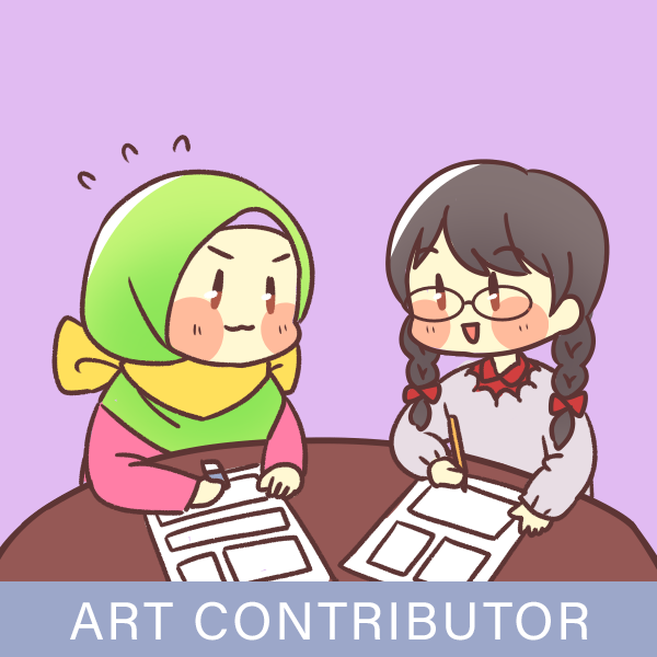 Muslim artist contributor hijabi comic manga anime