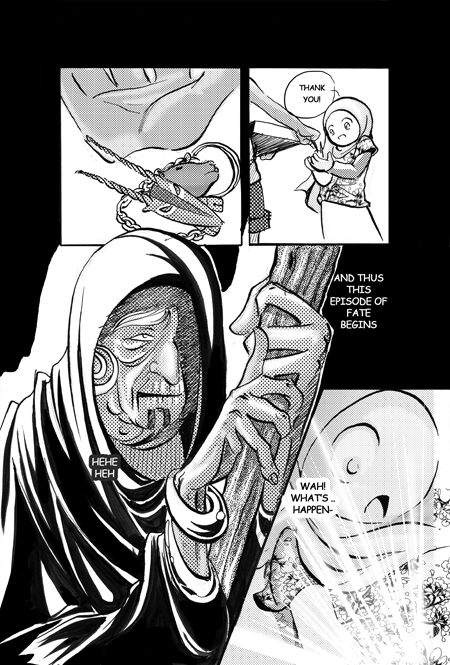 Jinn Narration manga page 13 by Asia Alfasi