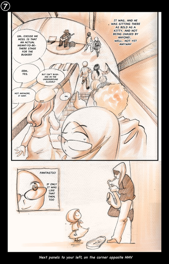 The Non-Savvy Non-Commuter manga page 6 by Lady Respect
