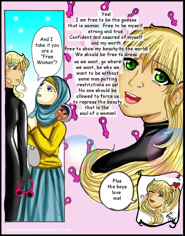 Respect the Veil manga page 3 by HoshikuzuComics
